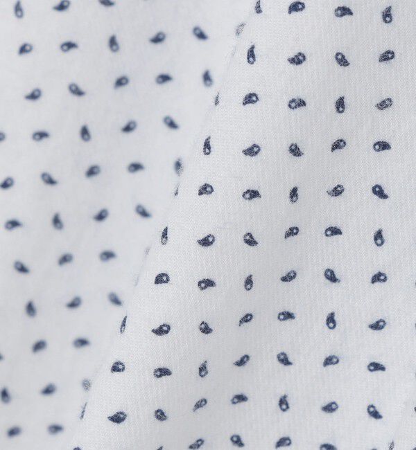 SHIPS Colors 「SHIPS Colors:コットン フランネル 小紋柄 プリント ワイドカラー シャツ」|シャツ・ブラウス|