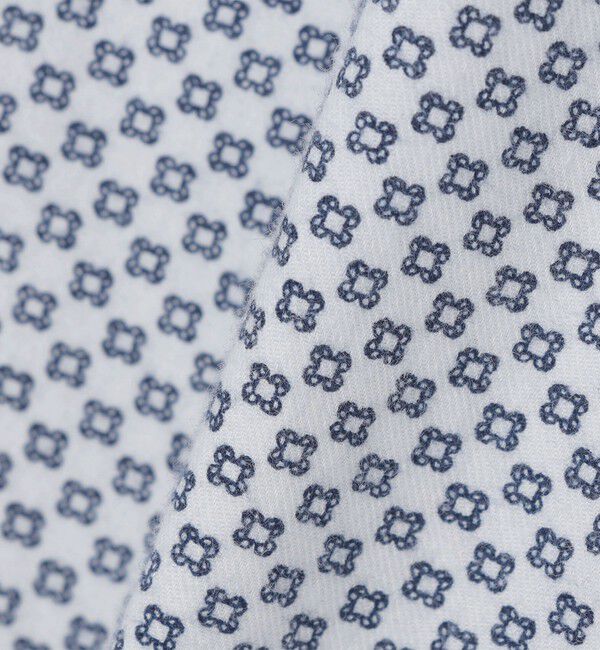 SHIPS Colors 「SHIPS Colors:コットン フランネル 小紋柄 プリント ワイドカラー シャツ」|シャツ・ブラウス|