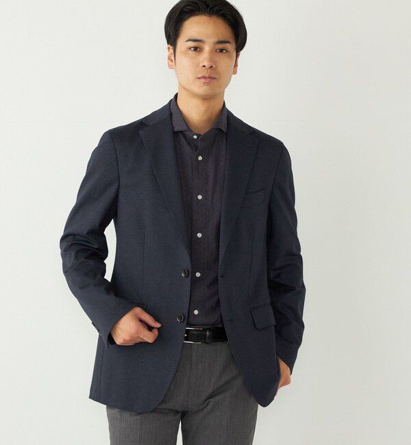 SHIPS Colors 「SHIPS Colors:コットン フランネル 小紋柄 プリント ワイドカラー シャツ」|シャツ・ブラウス|