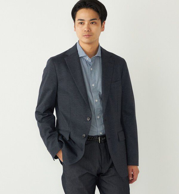 SHIPS Colors 「SHIPS Colors:コットン フランネル 小紋柄 プリント ワイドカラー シャツ」|シャツ・ブラウス|