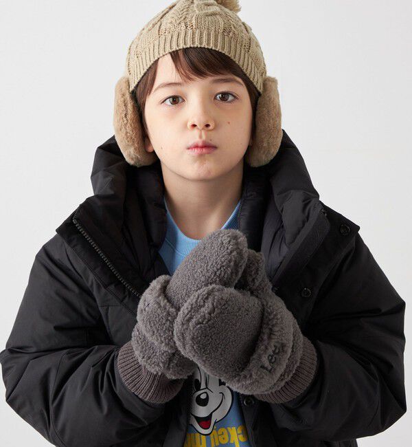 SHIPS any「Lee:  2WAY ボア ミトン グローブ <KIDS>」|手袋|
