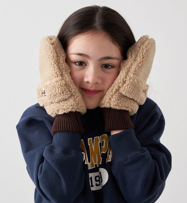 SHIPS any「Lee:  2WAY ボア ミトン グローブ <KIDS>」|手袋|