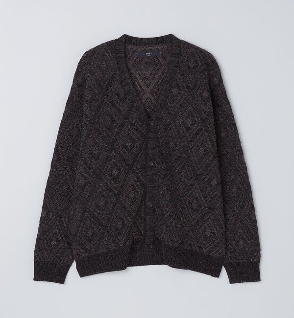 SHIPS Colors 「SHIPS Colors:〈手洗い可能〉ジャカード モール カーディガン」|カーディガン|