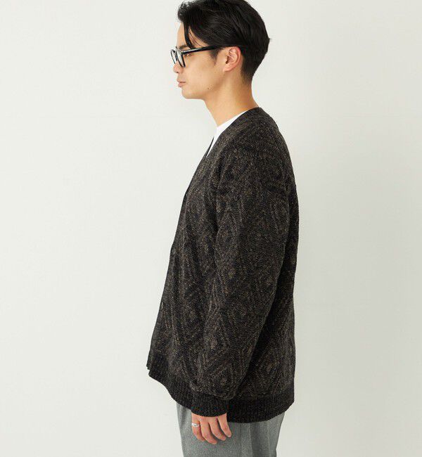 SHIPS Colors 「SHIPS Colors:〈手洗い可能〉ジャカード モール カーディガン」|カーディガン|