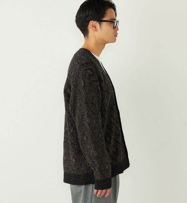 SHIPS Colors 「SHIPS Colors:〈手洗い可能〉ジャカード モール カーディガン」|カーディガン|