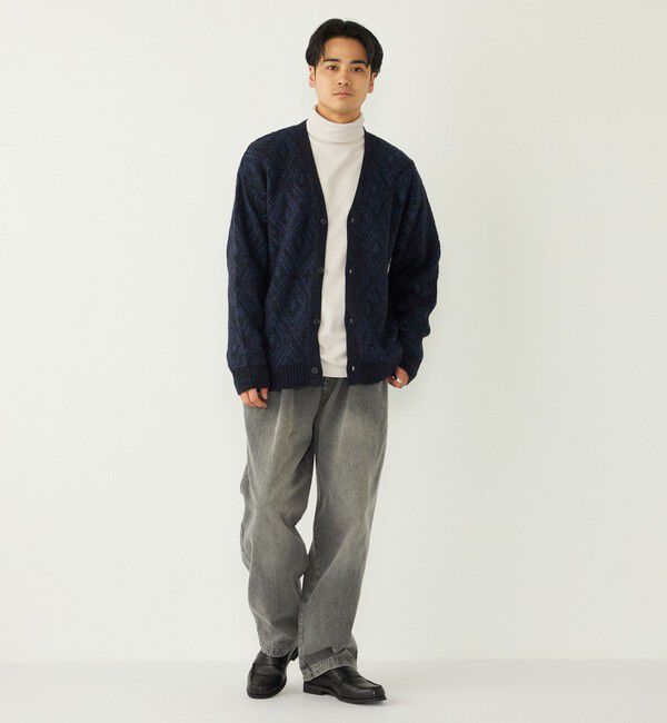 SHIPS Colors 「SHIPS Colors:〈手洗い可能〉ジャカード モール カーディガン」|カーディガン|