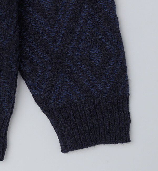 SHIPS Colors 「SHIPS Colors:〈手洗い可能〉ジャカード モール カーディガン」|カーディガン|