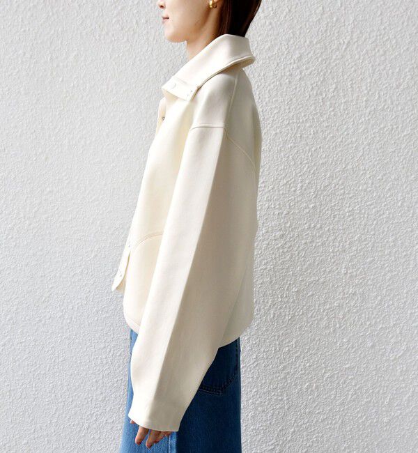 SHIPS for women「【WEB限定】〈手洗い可能〉裾 ドロスト ダンボール スナップ ボタン カーディガン」|カーディガン|