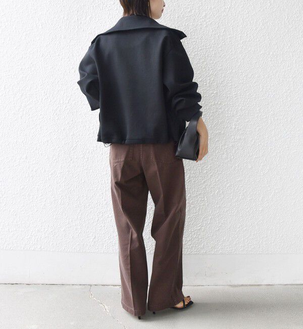 SHIPS for women「【WEB限定】〈手洗い可能〉裾 ドロスト ダンボール スナップ ボタン カーディガン」|カーディガン|