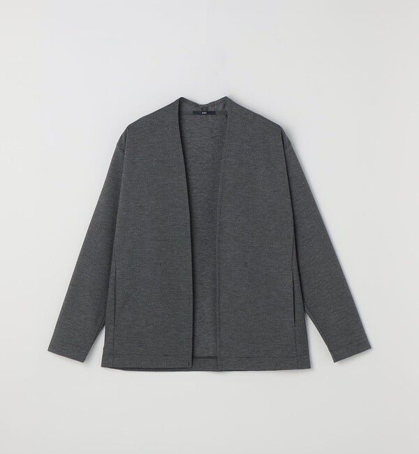 SHIPS「SHIPS: 〈セットアップ対応〉ジャカード ノーカラー カーディガン」|カーディガン|