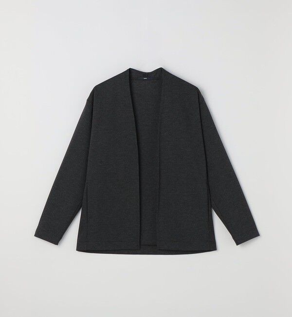 SHIPS「SHIPS: 〈セットアップ対応〉ジャカード ノーカラー カーディガン」|カーディガン|