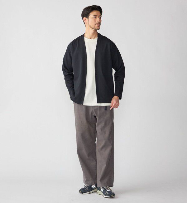 SHIPS「SHIPS: 〈セットアップ対応〉ジャカード ノーカラー カーディガン」|カーディガン|