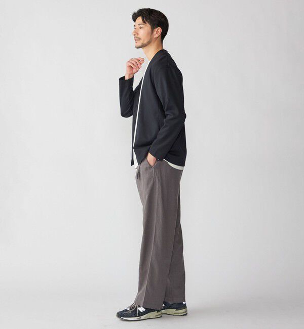 SHIPS「SHIPS: 〈セットアップ対応〉ジャカード ノーカラー カーディガン」|カーディガン|