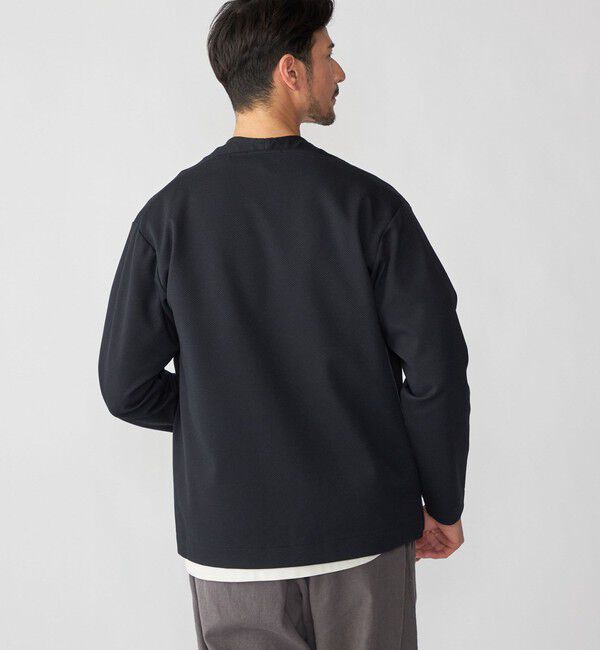 SHIPS「SHIPS: 〈セットアップ対応〉ジャカード ノーカラー カーディガン」|カーディガン|