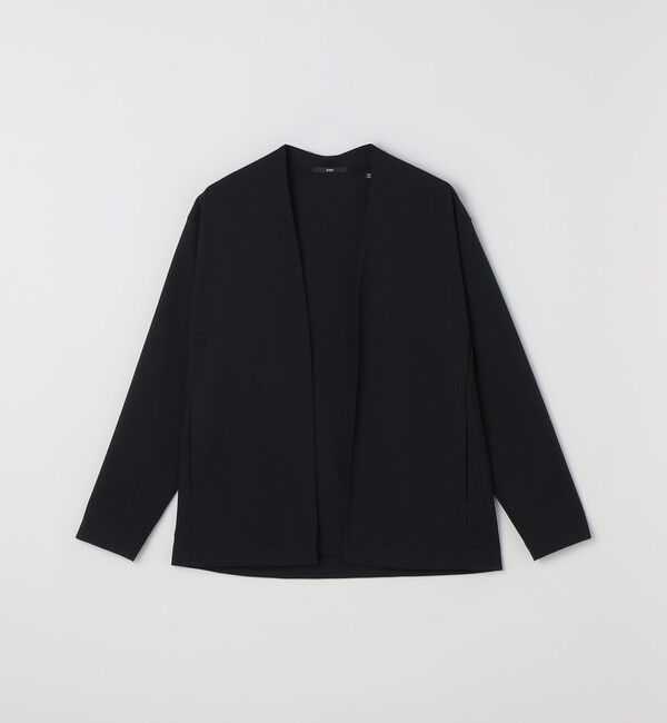 SHIPS「SHIPS: 〈セットアップ対応〉ジャカード ノーカラー カーディガン」|カーディガン|