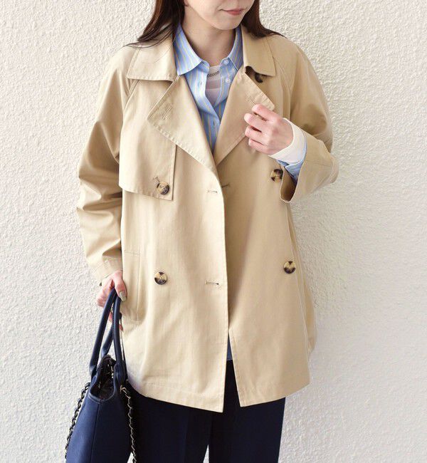 SHIPS Colors 「SHIPS Colors:キルティング ライナー ショート トレンチ◇」|トレンチコート|