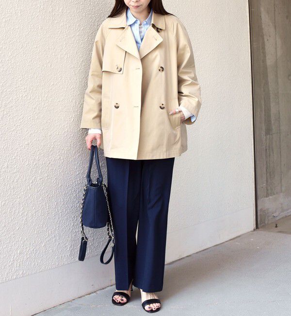 SHIPS Colors 「SHIPS Colors:キルティング ライナー ショート トレンチ◇」|トレンチコート|