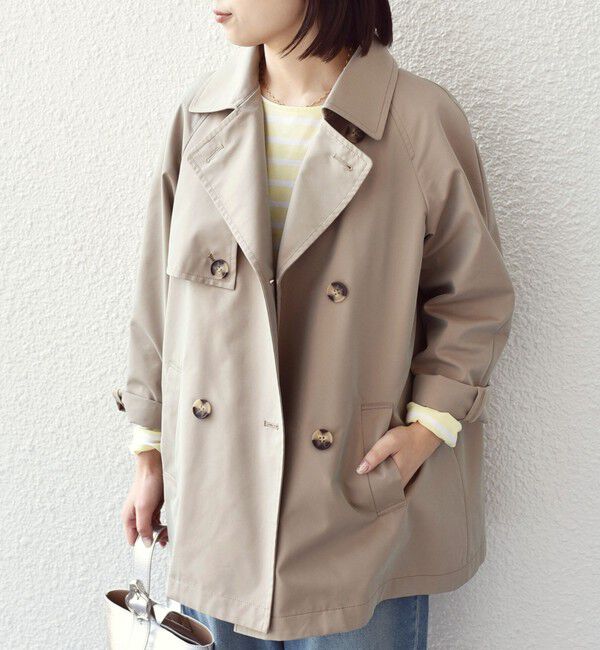 SHIPS Colors 「SHIPS Colors:キルティング ライナー ショート トレンチ◇」|トレンチコート|