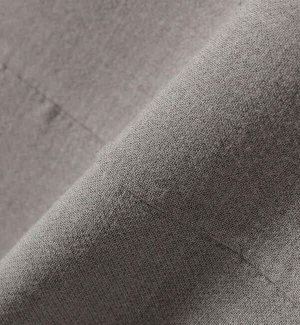 SHIPS for women「〈手洗い可能〉ストレッチ 二重織 リバー 仕立て ノーカラー コート」|その他|