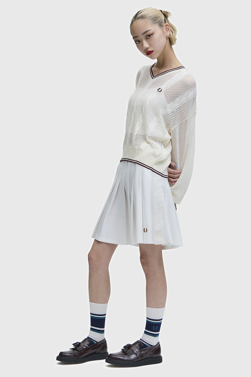FRED PERRY 「Mesh Cable Knit Jumper」|ニット・セーター|