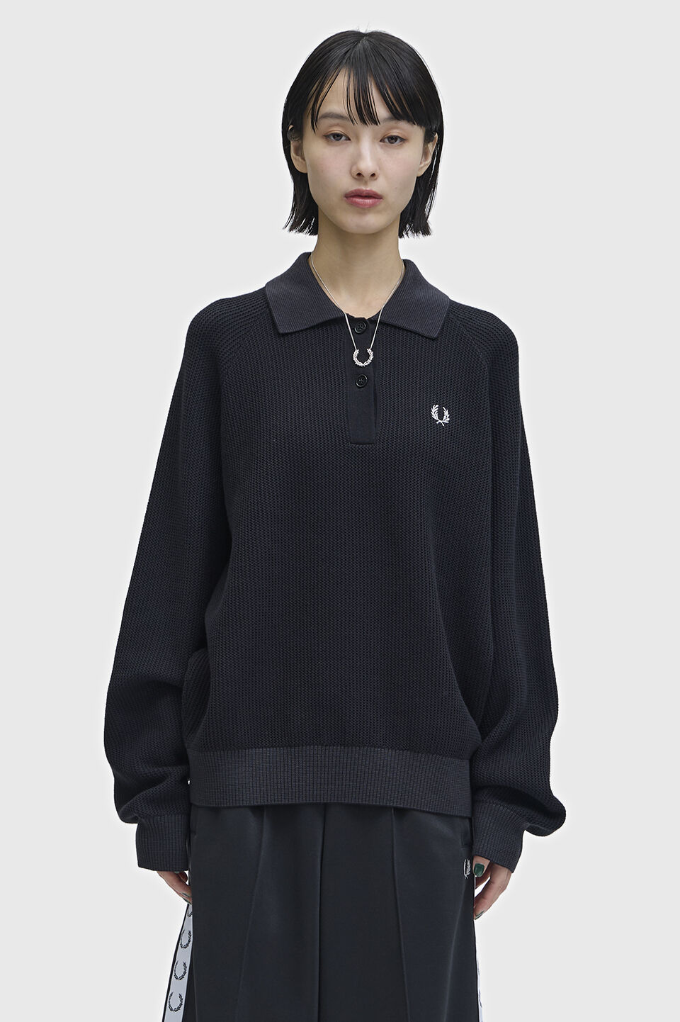 FRED PERRY 「Textured Knitted Shirt」|ポロシャツ|