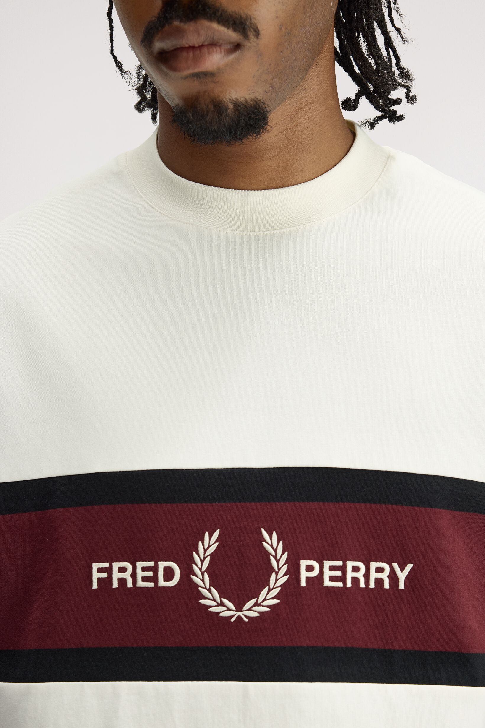 FRED PERRY 「Embroidered Panel T-Shirt」|Tシャツ・カットソー|