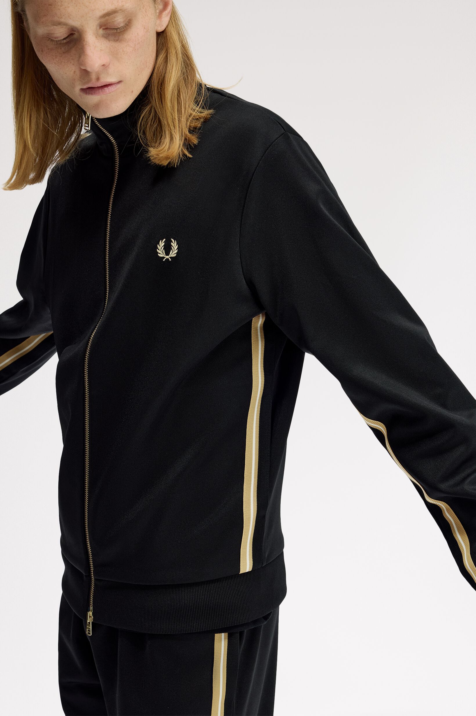 FRED PERRY 「Stripe Tape Track Jacket」|ブルゾン・スタジャン|