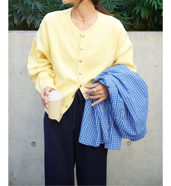 OUTDOOR PRODUCTS Usual Things「新色 スウェットライクニットカーディガン」|カーディガン|