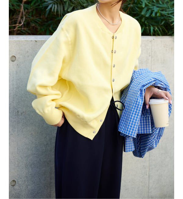 OUTDOOR PRODUCTS Usual Things「新色 スウェットライクニットカーディガン」|カーディガン|