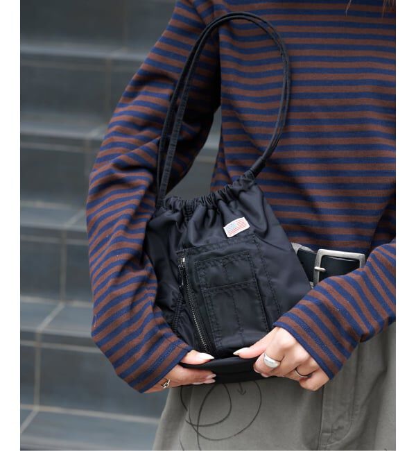 OUTDOOR PRODUCTS Usual Things「≪予約≫MA-1 DrawstringBAG」|ショルダー・メッセンジャー|ブラック