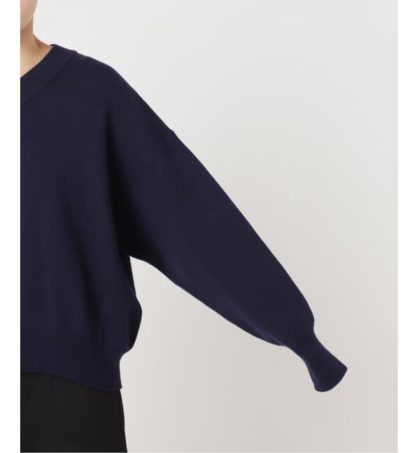 OUTDOOR PRODUCTS Usual Things「≪予約≫スウェットライクVネックニットプルオーバー」|ニット・セーター|