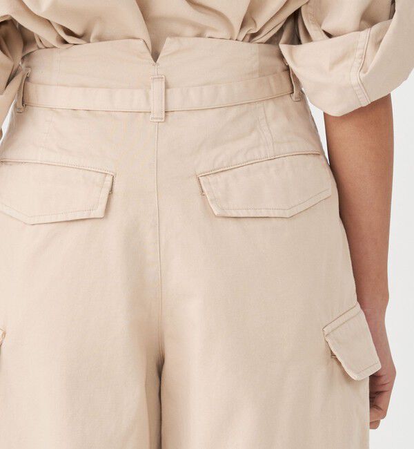 MACPHEE「ソフトコットンサテン タックハーフパンツ」|その他|