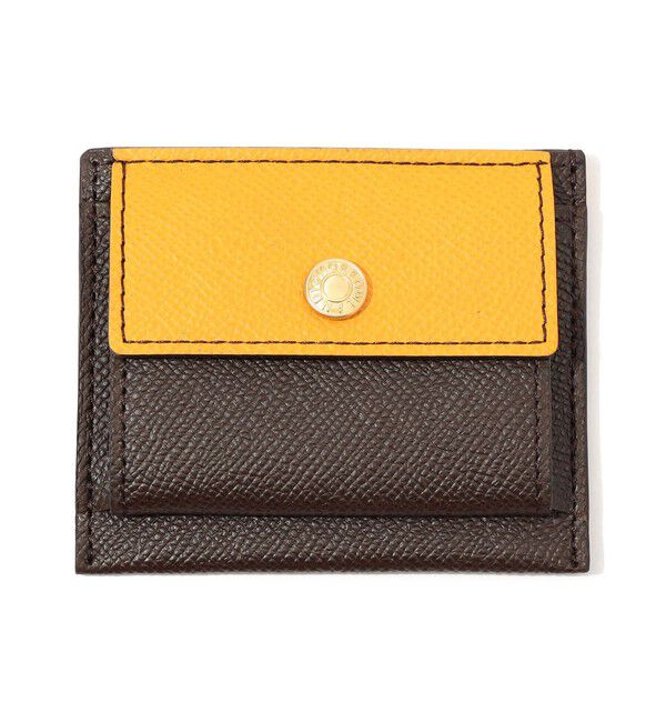 TOMORROWLAND GOODS「【別注】BROOKLYN MUSEUM ミニスナップウォレット コンビ」|財布|48 ダークブラウン系