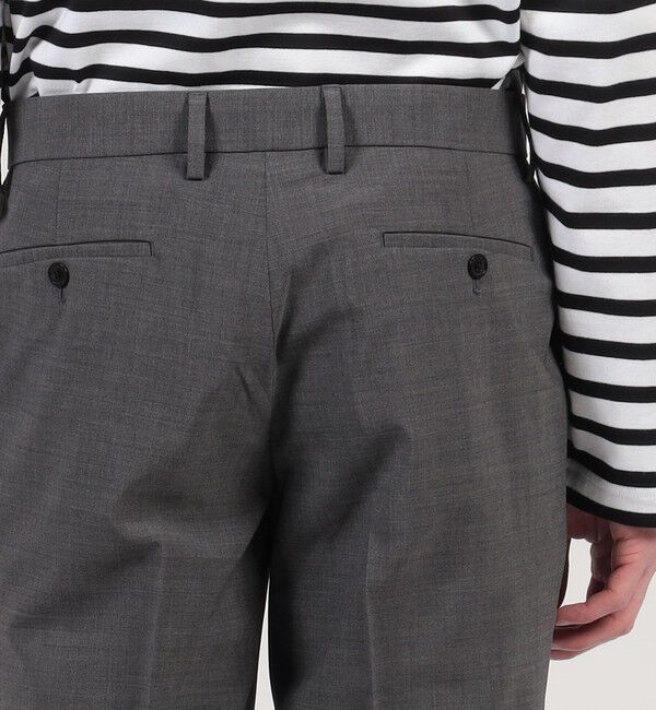 TOMORROWLAND MENS「ウールポリエステル ノープリーツスラックス」|スラックス|