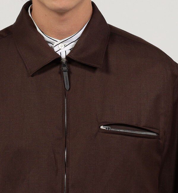 TOMORROWLAND BUYING WEAR「【別注】CARUSO ウール リネン ジップブルゾン」|ブルゾン・スタジャン|