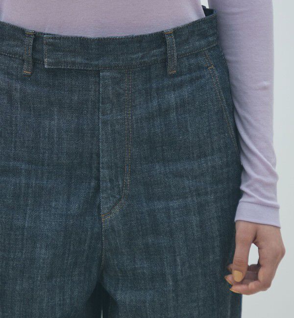 MACPHEE「インディゴデニム ストレートパンツ」|デニム|