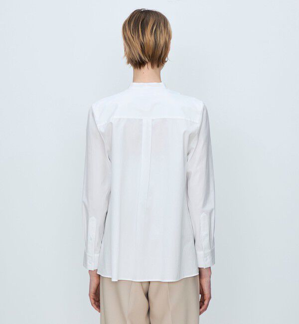 TOMORROWLAND collection「コンパクトブロード タックボザムブラウス」|シャツ・ブラウス|
