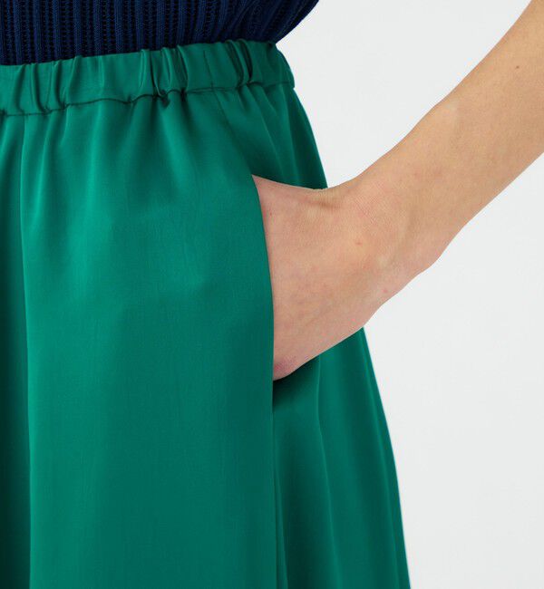 Ballsey「【WEB先行予約】ライトウェイトサテン マーメイドスカート」|フレア|