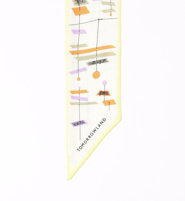 TOMORROWLAND GOODS「Atelier TOMORROWLAND MUSIC BARシルク ボウタイスカーフ」|バンダナ・スカーフ|