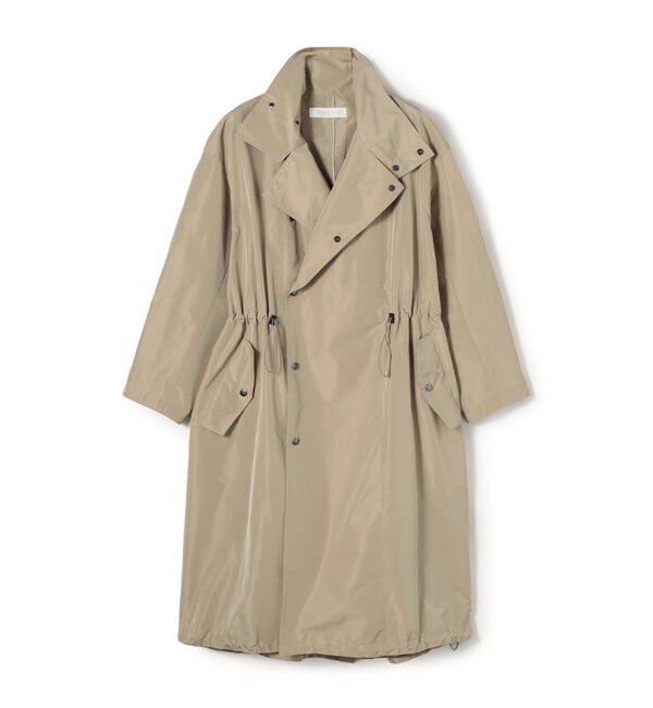 GALERIE VIE「メモリータフタ スタンドカラートレンチコート」|トレンチコート|41 ライトベージュ