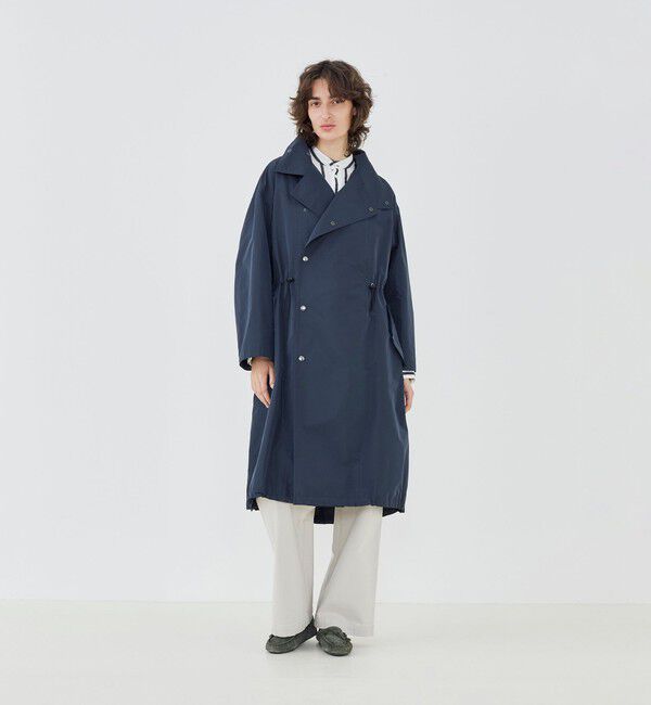 GALERIE VIE「メモリータフタ スタンドカラートレンチコート」|トレンチコート|