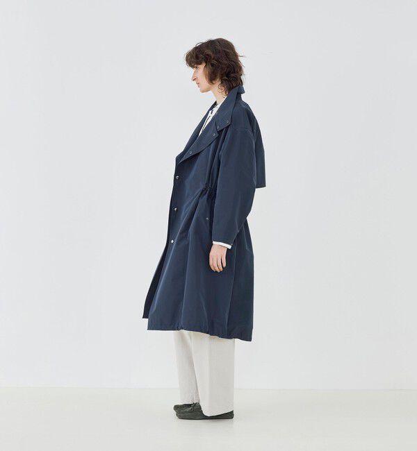 GALERIE VIE「メモリータフタ スタンドカラートレンチコート」|トレンチコート|