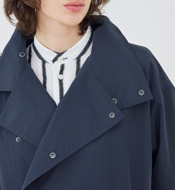 GALERIE VIE「メモリータフタ スタンドカラートレンチコート」|トレンチコート|