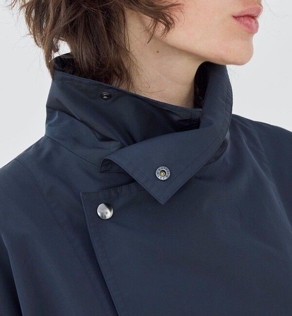 GALERIE VIE「メモリータフタ スタンドカラートレンチコート」|トレンチコート|