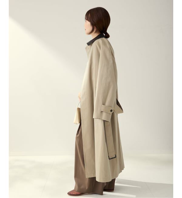 Plage「R&rsquo;IAM レザーカラーTRENCH コート」|トレンチコート|