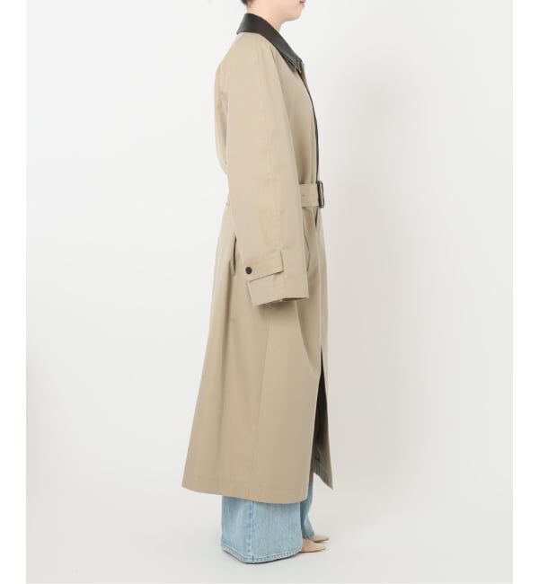 Plage「R&rsquo;IAM レザーカラーTRENCH コート」|トレンチコート|