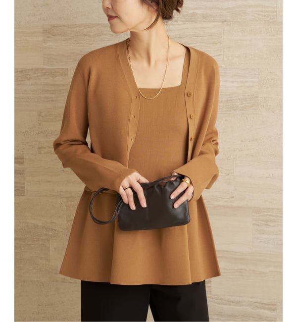 Plage「Minimal Knit カーディガン」|カーディガン|キャメル