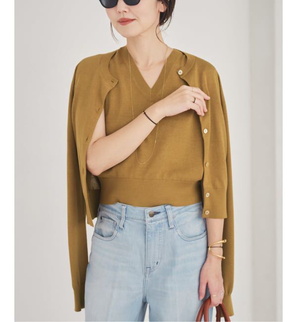 Plage「Compact Knit カーディガン」|カーディガン|