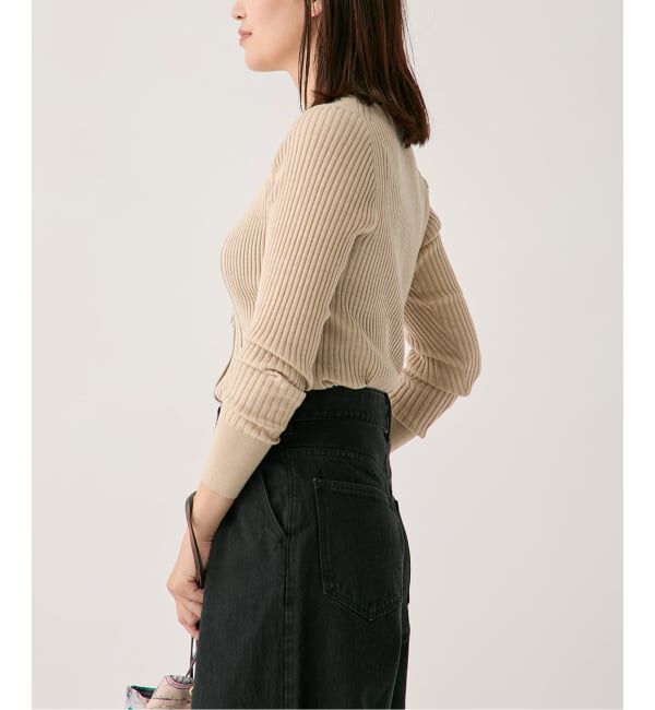 VERMEIL par iena「SLOWOOL Vネック カーディガン」|カーディガン|