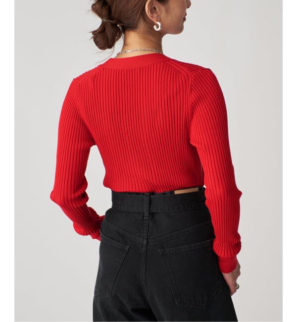 VERMEIL par iena「SLOWOOL Vネック カーディガン」|カーディガン|